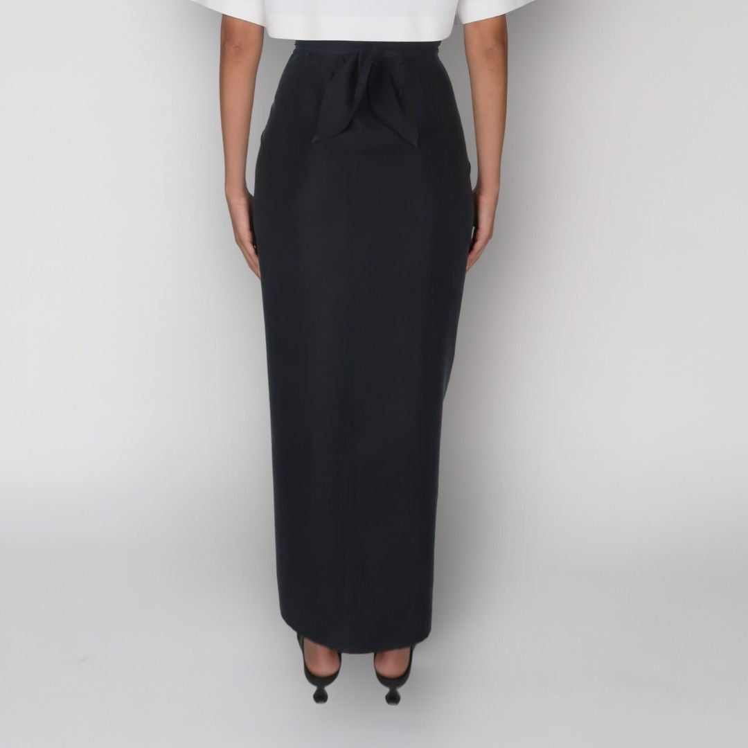 The Wrap Skirt - Onyx